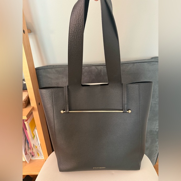 Strathberry Black Melody Tote - Picture 3 of 4